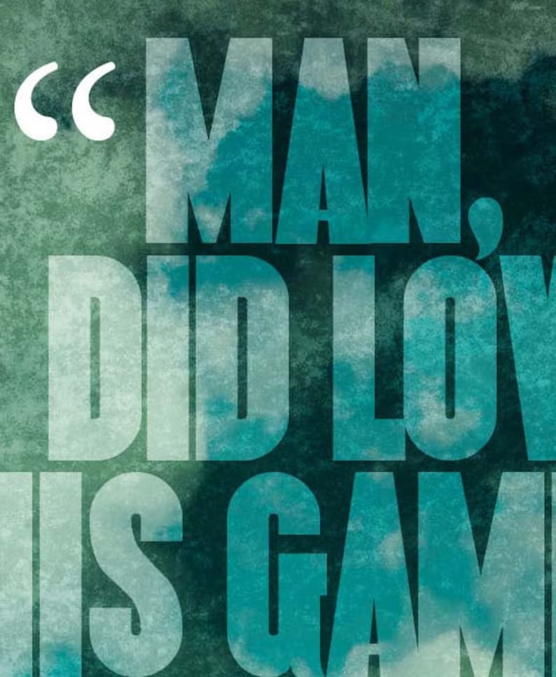 Field of Dreams SHOELESS JOE JACKSON Quote Poster Etsy