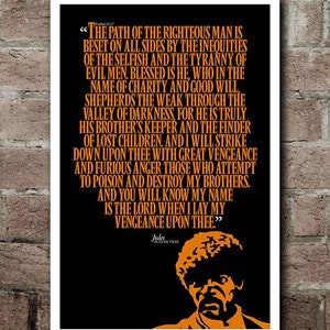 PULP FICTION - JULES Quote Poster (12&quot;x18&quot;)