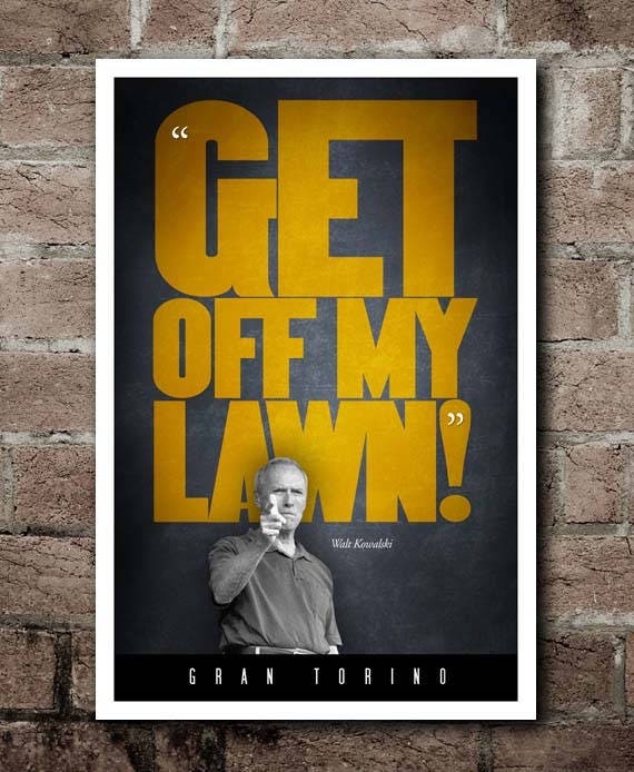 Gran Torino Off My Lawn Shirt (movie Clint Eastwood Film Promo