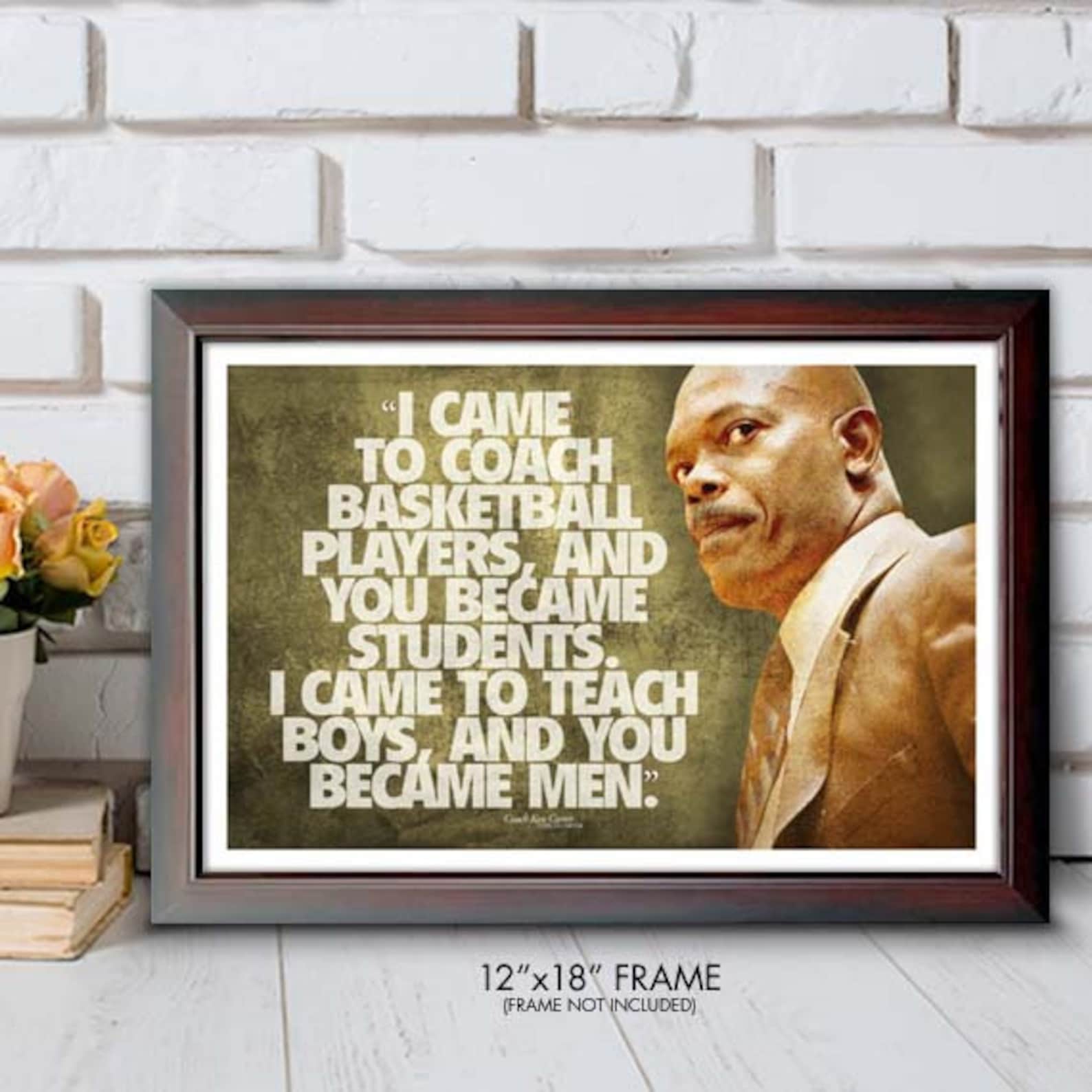 COACH CARTER Movie Quote Poster 18x12 Etsy