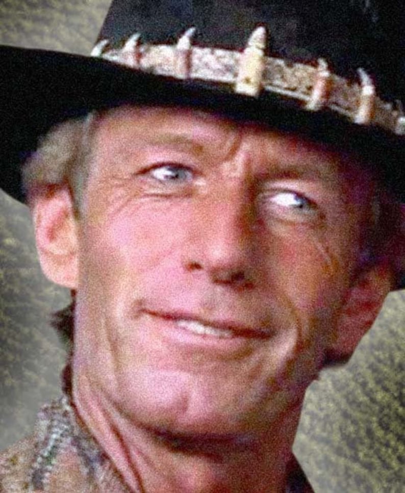 Crocodile Dundee THAT'S A KNIFE Quote Poster Etsy