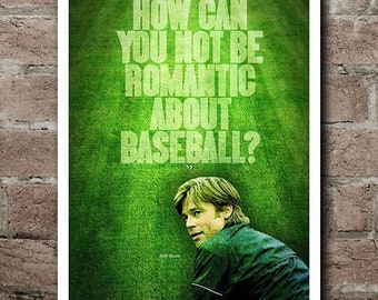 Moneyball "ROMANTIC" Quote Poster (12"x18")