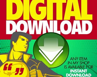 NEW - Digital Download of Any Item **DO NOT Buy From This Listing!**