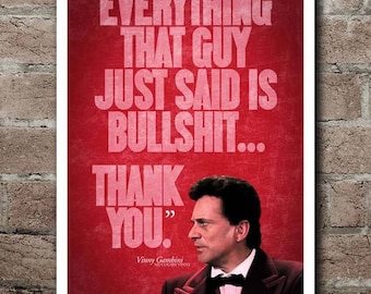 MY COUSIN VINNY "Thank You" Quote Poster (12"x18")