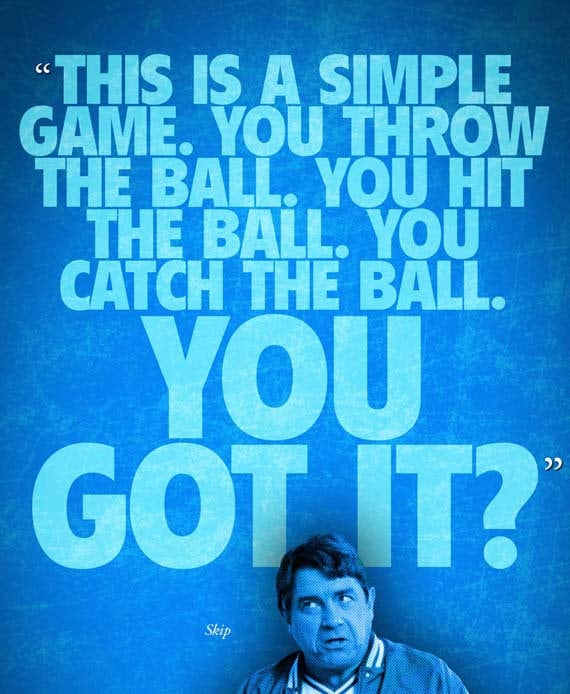 Bull Durham YOU GOT IT Quote Poster Etsy