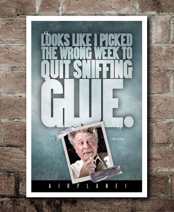 Airplane Sniffing Glue Quote Poster Etsy Airplane Sniffing Glue Quote Poster Etsy