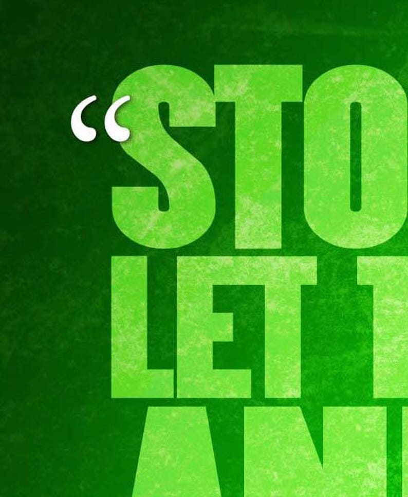 Caddyshack be THE Ball Ty Webb Quote Poster Etsy