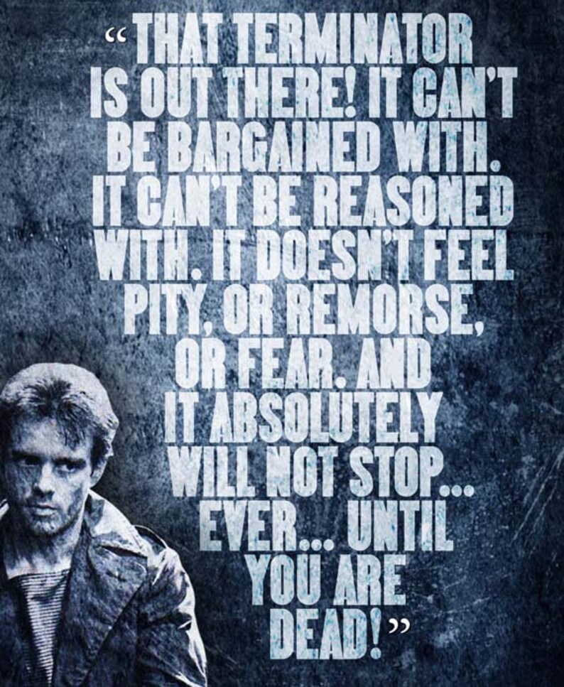 Terminator Skin Quote The Terminator