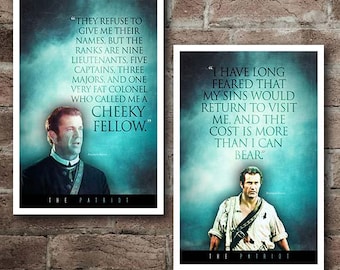 The Patriot Quote Poster COMBO PACK (12"x18")