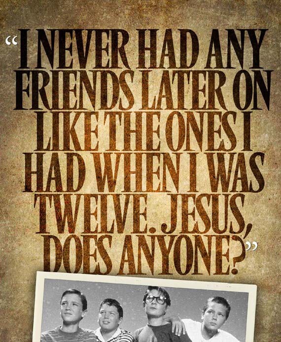 Stand By Me Friends Quote Poster Etsy