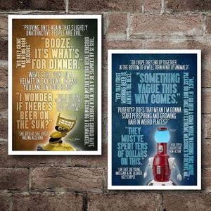 MST3K Crow T Robot and Tom Servo Quotes COMBO PACK: Reduced Shipping* Included