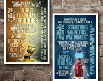 MST3K Crow T Robot and Tom Servo Quotes COMBO PACK: Reduced Shipping* Included