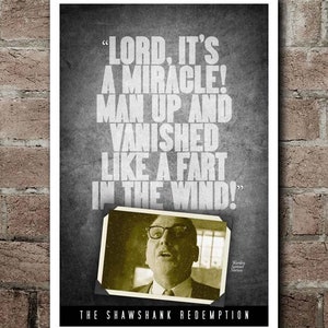 The Shawshank Redemption &quot;Fart In The Wind&quot; Quote Poster (12&quot;x18&quot;)