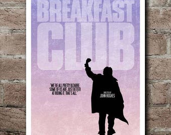 The BREAKFAST CLUB: "We're All Pretty Bizarre" Movie Quote Poster (12"x18")