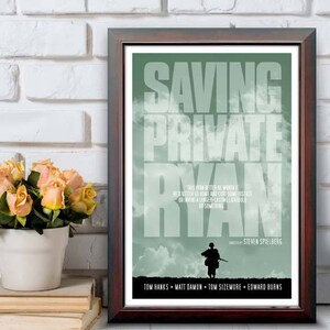 SAVING PRIVATE RYAN Movie Quote Poster 12x18 | Etsy