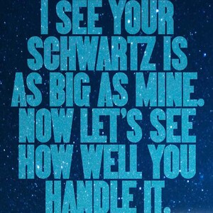 SPACEBALLS Dark Helmet Movie Quote Poster 12x18 image 4