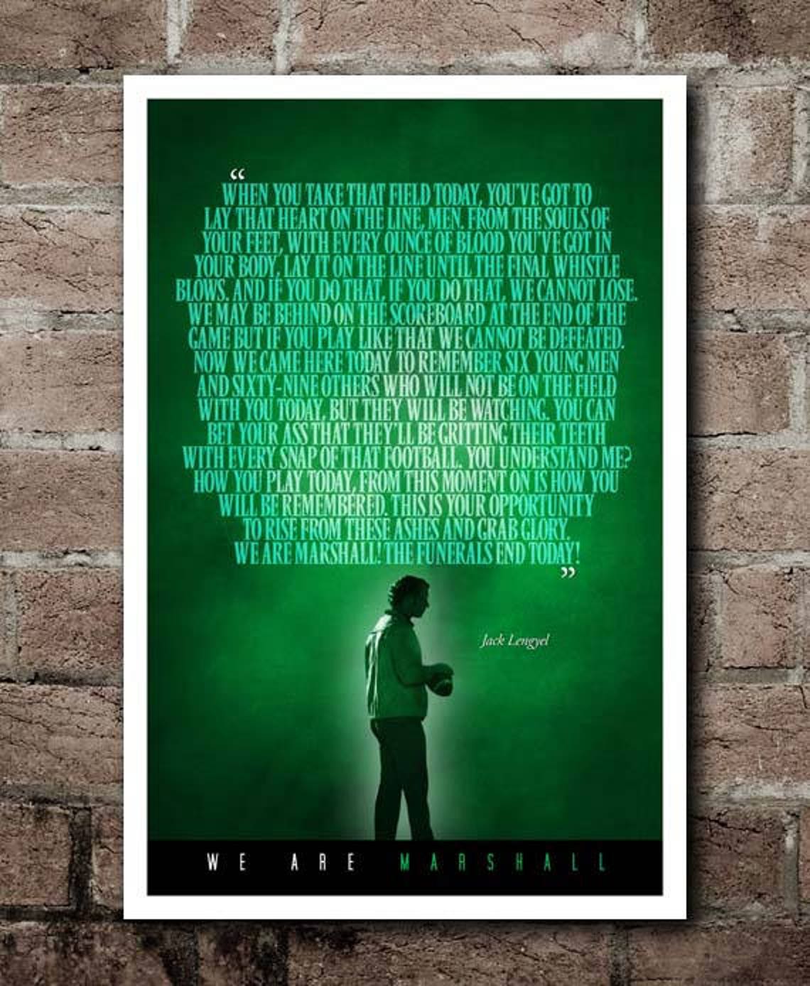 WE ARE MARSHALL Quote Poster 12x18 Etsy