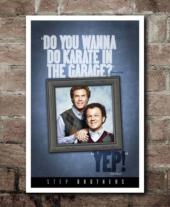 Step Brothers Karate Quote Poster Etsy Step Brothers Karate Quote Poster Etsy