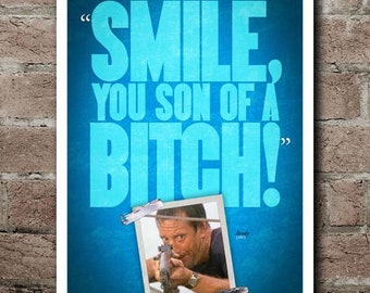 JAWS "SMILE" Quote Poster (12"x18")