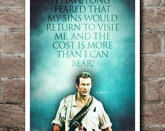 The Patriot "SINS" Quote Poster (12"x18")