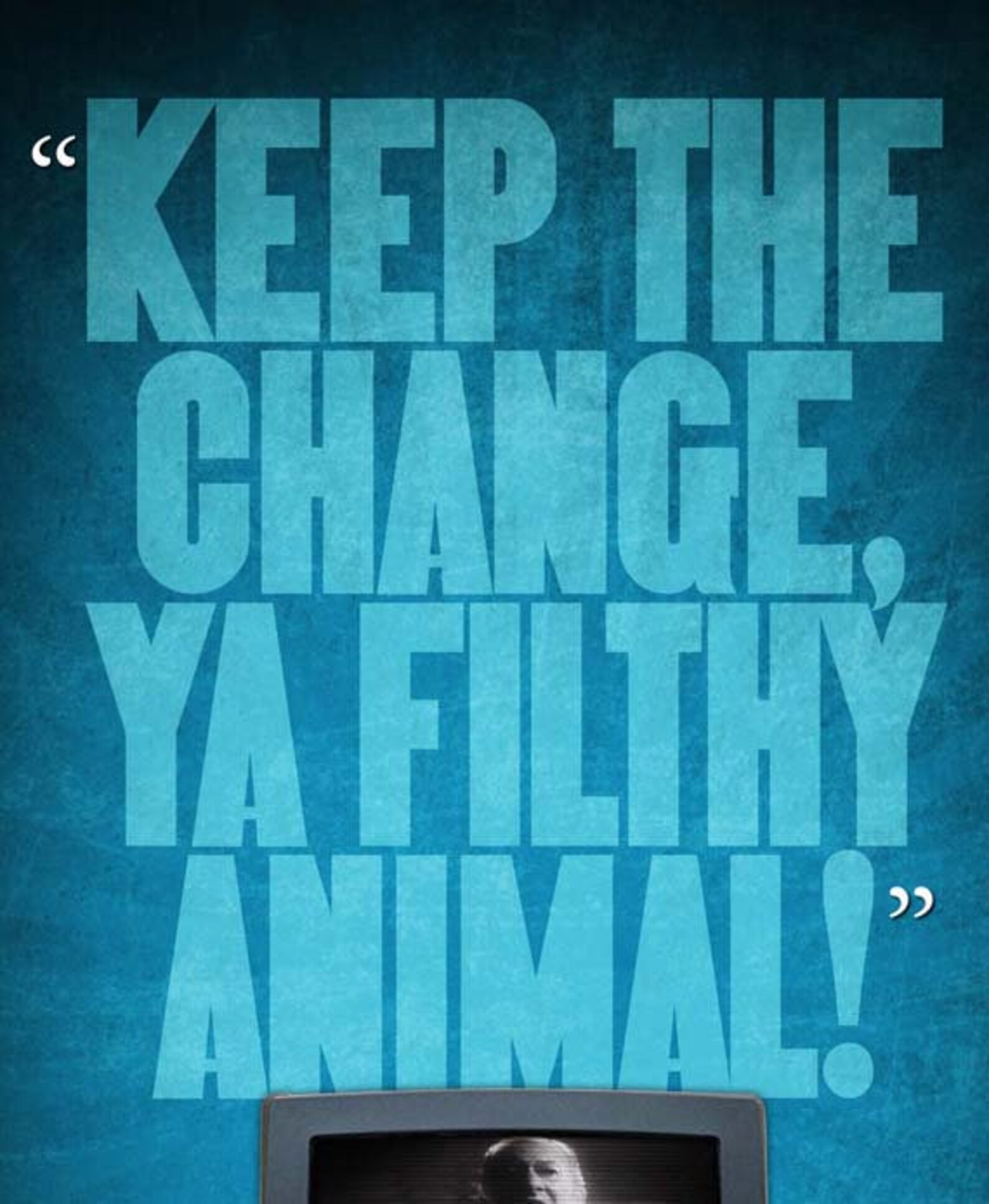 Home Alone filthy Animal Gangster Quote Poster Etsy