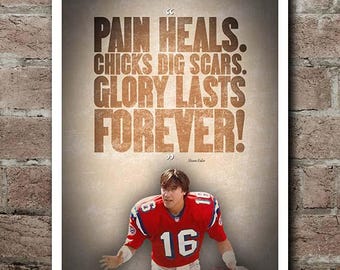 The Replacements "PAIN HEALS" Quote Poster (12"x18")