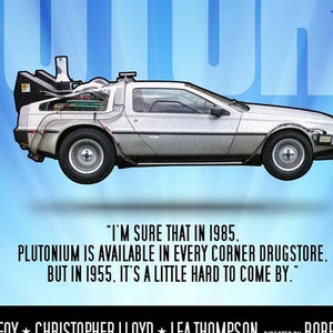 BACK to the FUTURE Movie Quote Poster 12x18 - Etsy