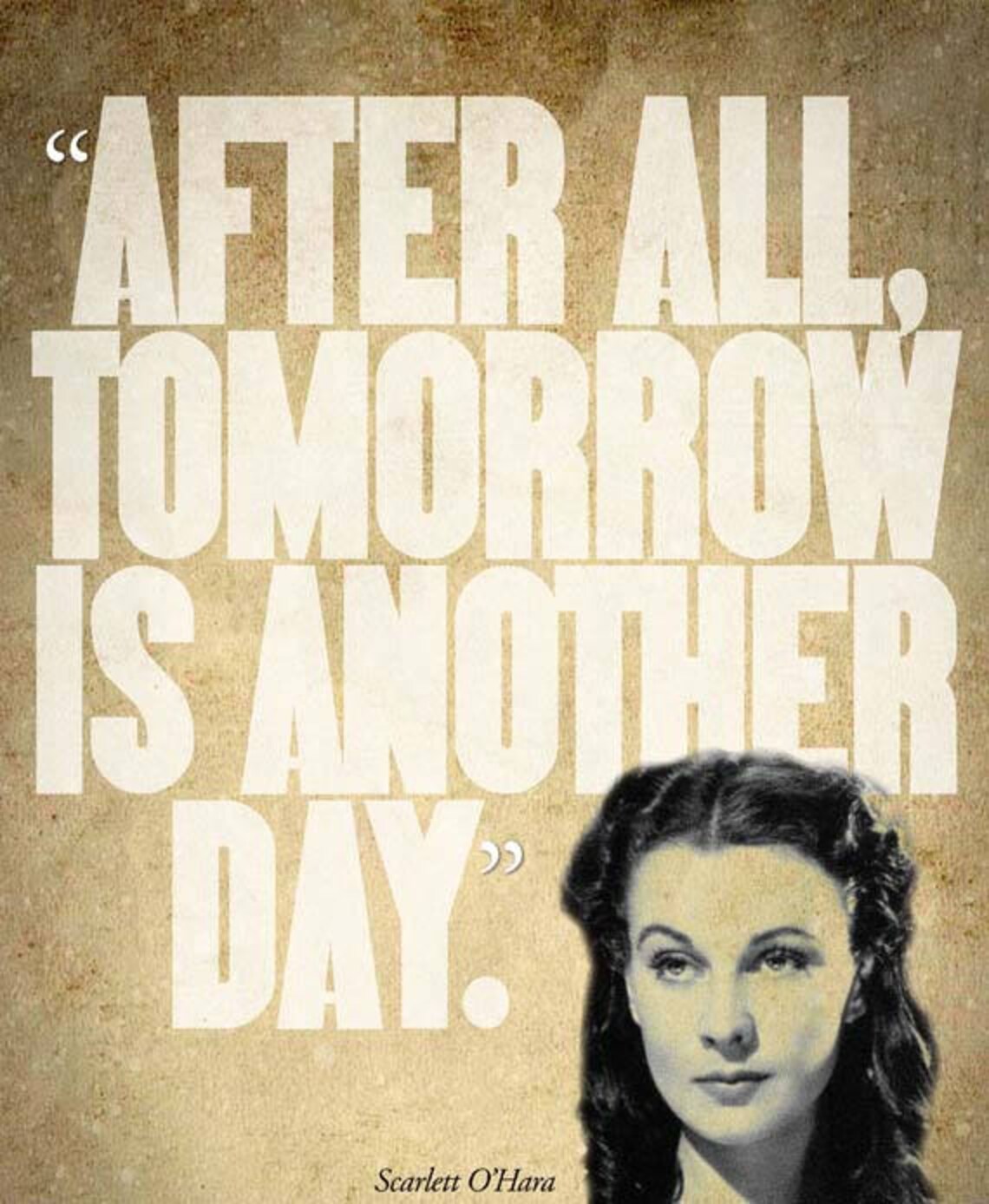 Gone With The Wind Tomorrow Is Another Day Etsy