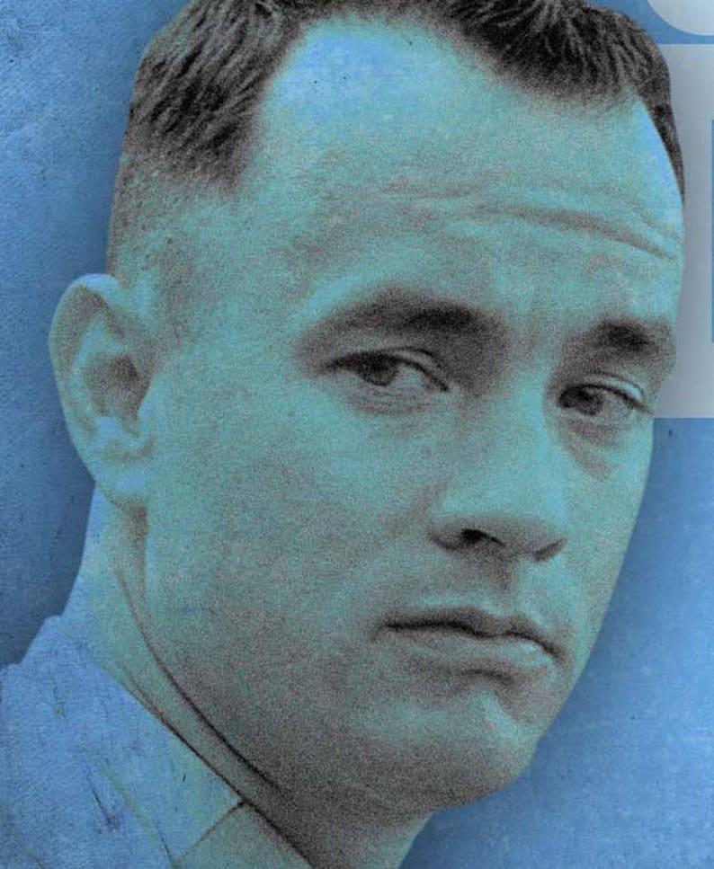 Forrest Gump Stupid Is As Stupid Does Quote Poster 12x18 image 3