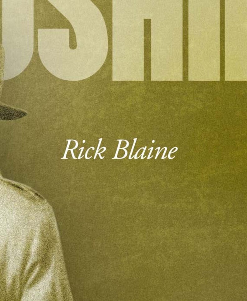 CASABLANCA Beautiful Friendship Quote Poster | Etsy