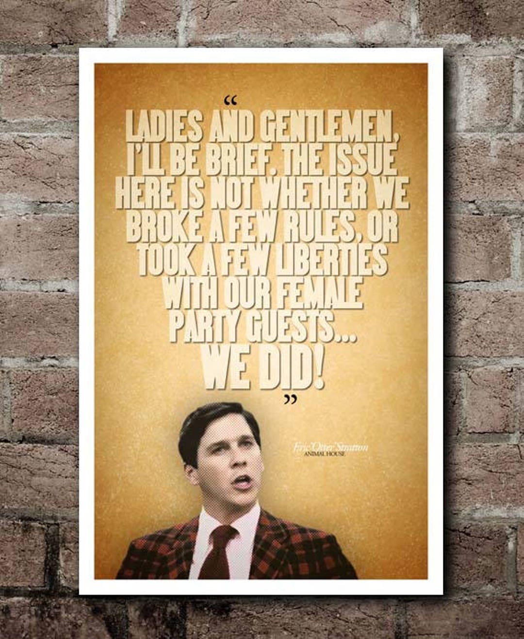 Animal House OTTER ladies and Gentlemen Quote - Etsy Animal House OTTER ladies and Gentlemen Quote - Etsy