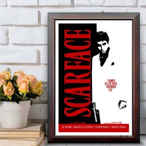 SCARFACE Movie Quite Poster 12x18 image 2