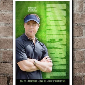 MONEYBALL &quot;Enemy&#39;s Making Mistakes&quot; Movie Quote Poster (12&quot;x18&quot;)