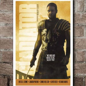 GLADIATOR Movie Quote Poster (12&quot;x18&quot;)