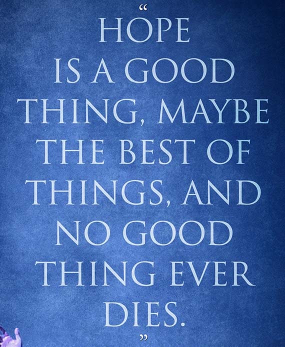 The Shawshank Redemption hope is A Good Thing Etsy
