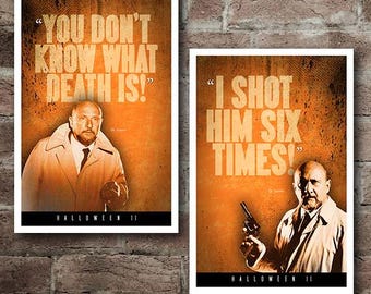 HALLOWEEN II Dr. Loomis Combo Pack Posters (12"x18")