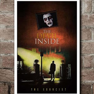 The Exorcist "THE DEVIL INSIDE" Quote Poster (12"x18")