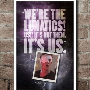 The &#39;Burbs &quot;LUNATICS&quot; Quote Poster (12&quot;x18&quot;)