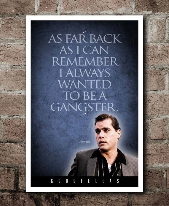 Goodfellas Gangster Affiche De Citation Etsy Goodfellas Gangster Affiche De Citation Etsy