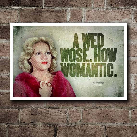 Blazing Saddles WED WOSE Quote Poster Etsy