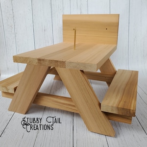 Squirrel Picnic Table Feeder