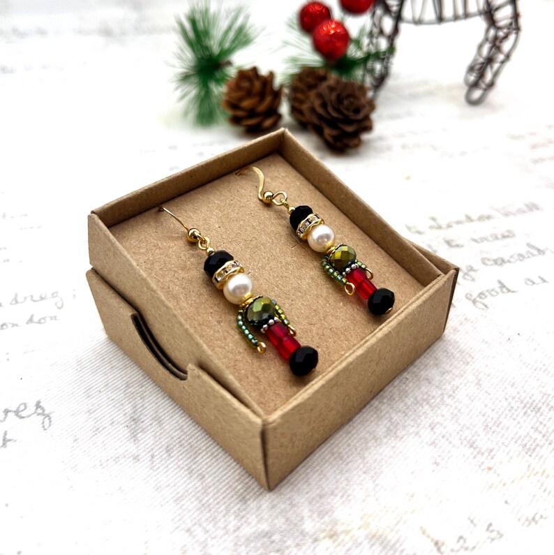 Nutcracker Enamel Soldier Earrings main image 0