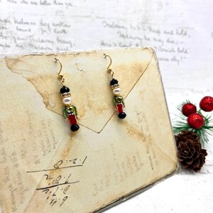 Nutcracker Enamel Soldier Earrings main image 1