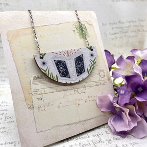 Magical Spell Book Fabric Necklace - Perfect Gift for Witches & Wizards