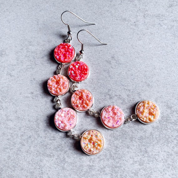 Etsy druzy sales earrings