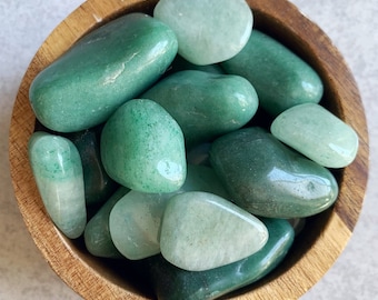 Healing Stones: Green Aventurine Crystals, Genuine Gemstones, Heart Chakra, Meditation, Jade, Sage, Stones, Reiki, Healing, Spiritual, Rocks