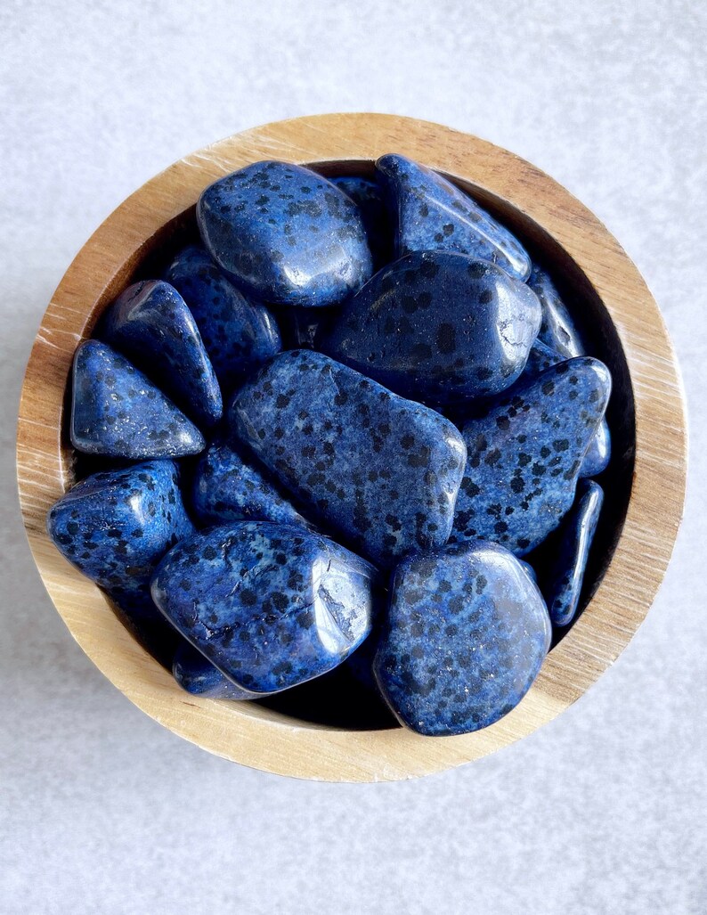 Healing Stones Blue Dalmatian Stone Crystals Genuine Etsy