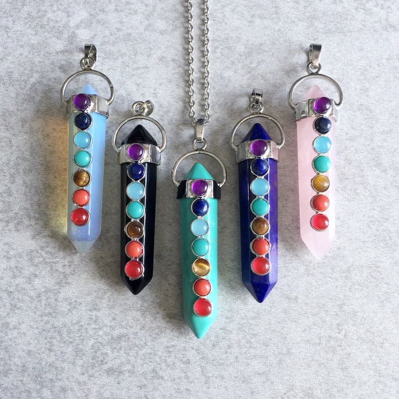 Chakra Necklace - Etsy