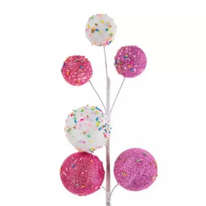 Sprinkles & Glitter Foam Candy Pick
