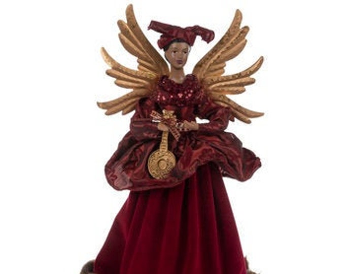 African American Angel Tree Topper Etsy